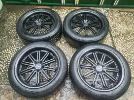 Velg HSR R18 PCD 5x114 (bisa tuker tambah velg lain)