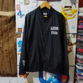 Jaket VARSITY NBA CHICAGO BULLS central div black original second