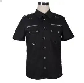 Kemeja Ful Hitam Premium Modis !