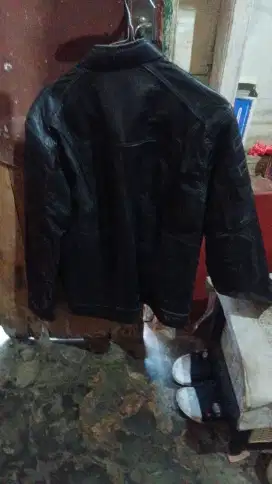 Jaket kulit Asli