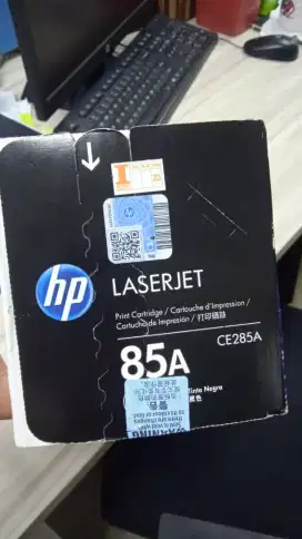 Diterima dari toko toner catrige laserjet hp 85A baru laku