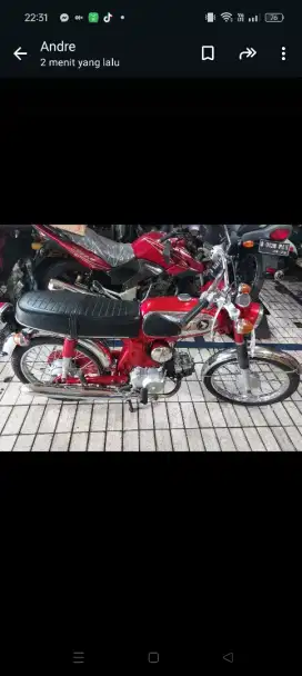 Honda S90 th 1969 mesin ok Gress TT tunai