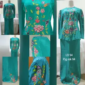 Muraaah!! Malaysian dress tosca bordir enas