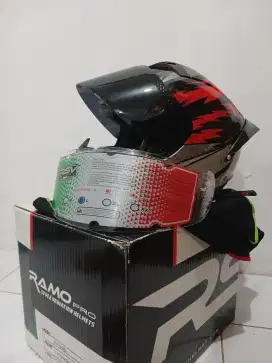 helm RSV FF500 thunder paket ganteng (size L)