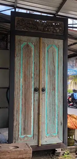 Pintu Kayu Jati Lawas Antik