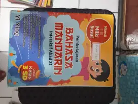 buku bekas pelajaran bahasa mandarin kelas 3 SD