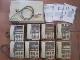 Paket PABX Panasonic VB-9250XQ+8 unit Key Telephone+ManualBooks (A582)