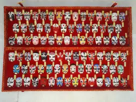 Handmade Bejing Opera 88 Face (40x13x4 cm) (A-508)