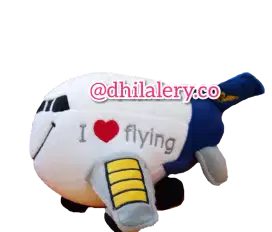 Boneka pesawat I love flying