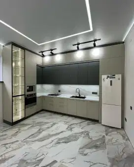 Interior kitchen Set,  Backdroop tv minimalis,  kamar set minimalis