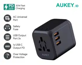 Adapter AUKEY Universal PA-TA04 With USB A & USB C PD 30W