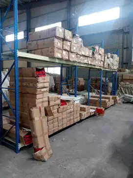 Rak susun besi baja medium duty import kapasitas 500kg/layer