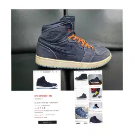 Sepatu AJ1/Air Jordan 1 High Family Forever Denim (Vintage Rare)