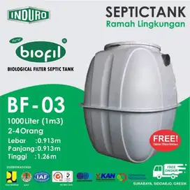 BIOFIL BF-03 | 1000 Liter | Bersertifikat | Septic Tank