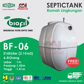 BIOFIL BF-06 | 2145 Liter | Bersertifikat | Septic Tank