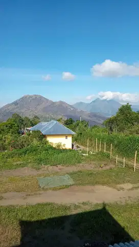 Tanah view Gunung dan Danau Batur BONUS bangunan 2 lantai