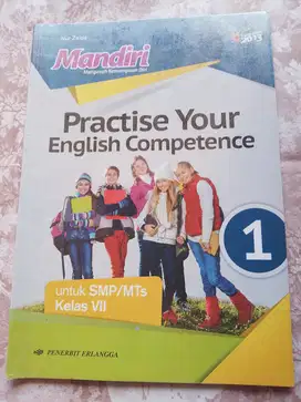 Buku Mandiri Practise Your English Competence SMP Kelas 7,8,9 Erlangga