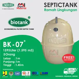 BIOTANK BK-07 | 1595 Liter | Bersertifikat | Septic Tank