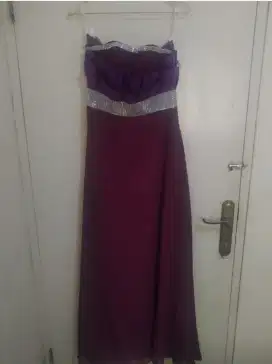 Dress Pesta Warna Ungu
