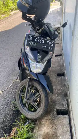 Honda Beat 2019 Hitam Plate B /Bekasi