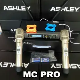 MIC WIRELES ASHLEY MC PRO DUAL MIC ANTI FEEDBACK UHF BODY METAL