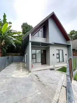 Rumah Industrial Scandinavian di Area Sejuk Turi