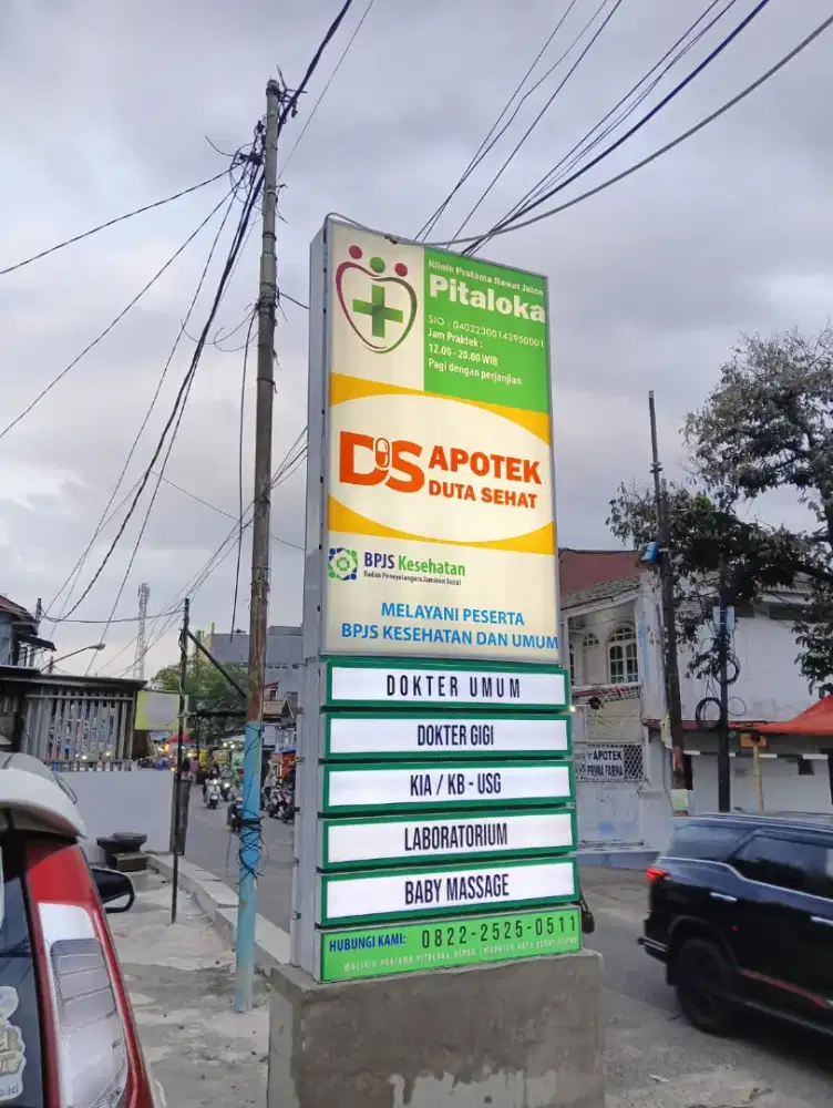 Neon box .huruf timbul .reklame bilboar dll