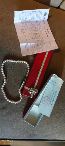 Kalung Mutiara Asli