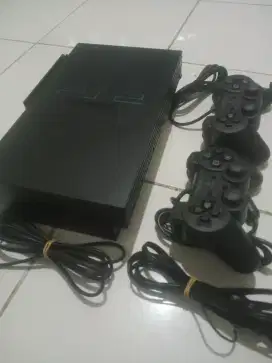 Sony Playstation 2 Fat hardisk matrik 160GB mulus full game normal