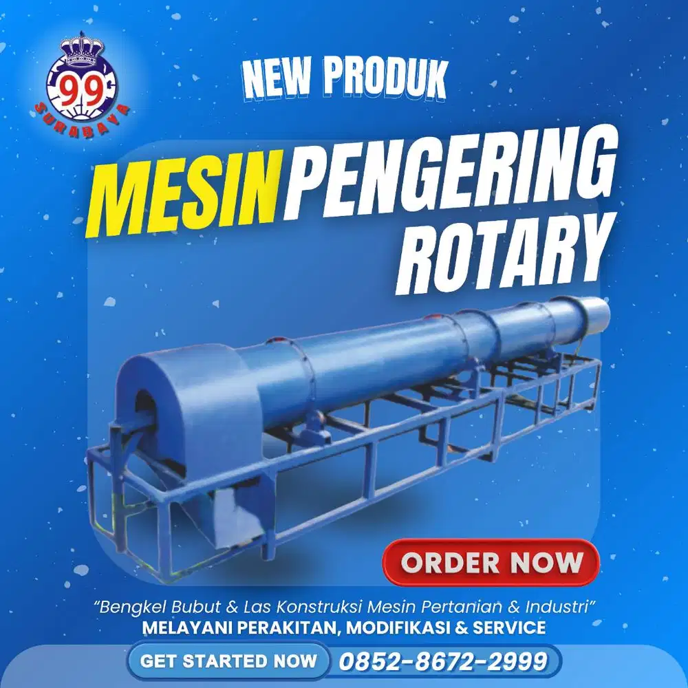 Mesin Pengering Rotary Dryer