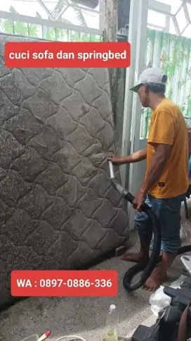 Cuci Springbed, Sofa, Jok Mobil dan Karpet