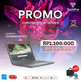 LAPTOP ANAK SEKOLAH LENOVO N23 CHROMEBOOK N23 RAM 4 SSD 16GB