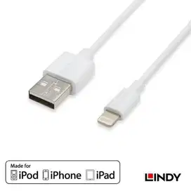 LINDY USB TYPE A TO LIGHNTING 1 M White (31326.K/WH)