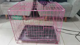 Jual kandang kucing Size L besar (62x42x50)