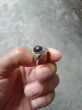 Cincin dari kayu naga sari ikatan titianium ukuran ring 7