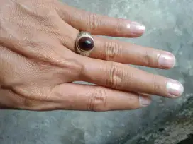 Cincin dari kayu naga sari pakean sehari² ikatan titanium ukuran 7