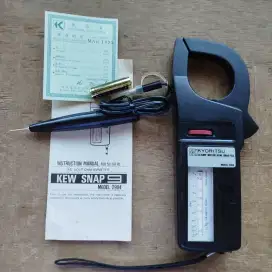 KYORITSU 2904  Clamp Meter Kew Snap 9 Tang Ampere Analog Made In JAPAN