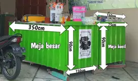 meja jualan semi gerobak nego tipiz