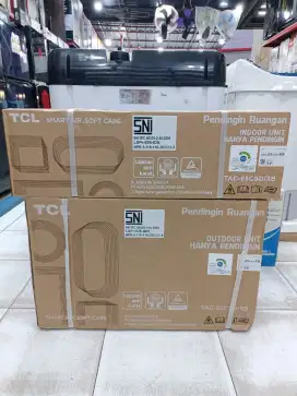 AC TCL 1/2 PK Low Watt,BARU, GARANSI RESMI PABRIK HARGA SDH PEMASANGAN