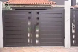 pagar plat eser minimalis