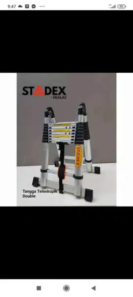 Tangga teleskopik double 4,4 meter
