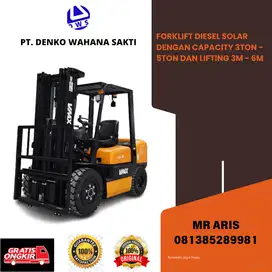 Forklift Diesel Kapasitas 3 Ton - 5 Ton Dan Tinggi Angkat 3M - 5M