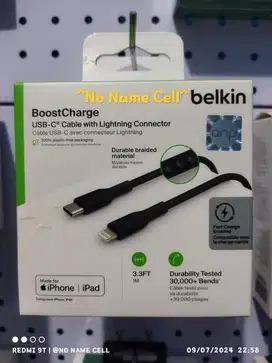 Belkin BoostCharge Braided/Nylon type-C to Lightning