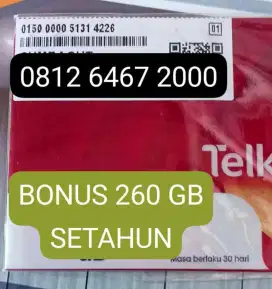 NOMOR CANTIK SIMPATI BONUS 260 GB SETAHUN.