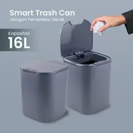 Tempat Sampah Sensor Dapur Elektrik Smart Trash Can Motion Sensor 16L