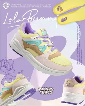 Sepatu Wanita Aero street x Loony Tunes Lola Bunny Size 39 Limited