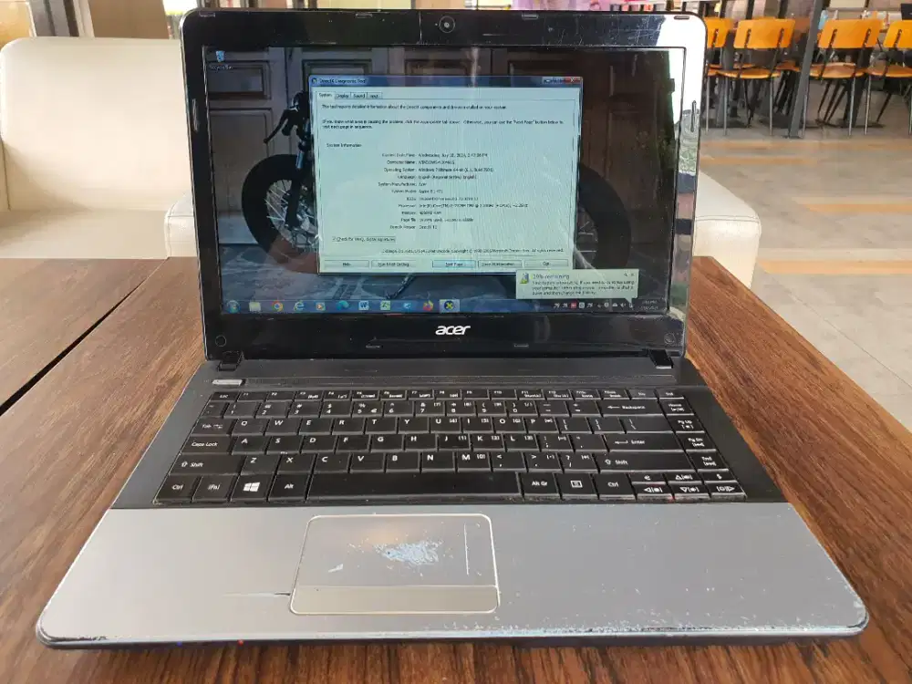 RAM4/500GB COREi3 BAGUS MULUS NORMAL NO MINUS LAPTOP ACER