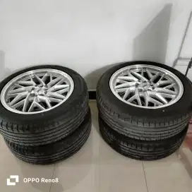 Dijual cepat Velg merk Hsr Ring 16 dan ban Accelera