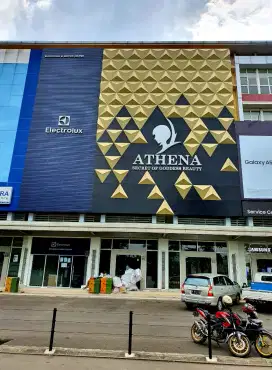 Panel ACP Fasad. ACP Facade. Curtain Wall Kaca. Outdoor Signage