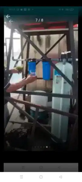 Filter saringan air sumur bor tanah / PDAM PAM keruh kuning dll